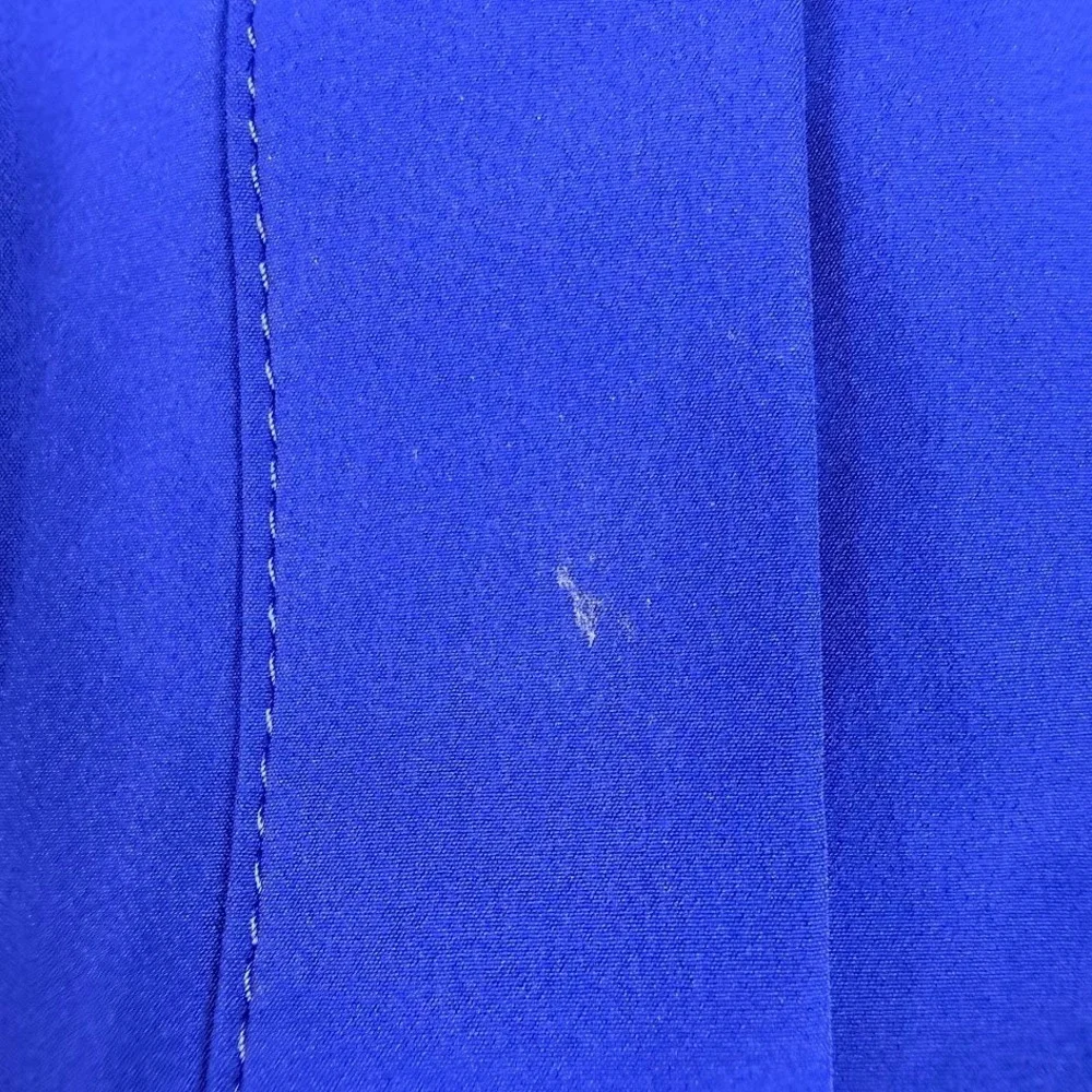 Nike 24.7 Dri-FIT Oversized Royal Blue Snap Buttons Long Sleeve Shirt Womens M